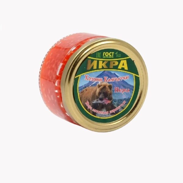 Икра нерки зернистая, слабосоленая 1 шт- 220 г.